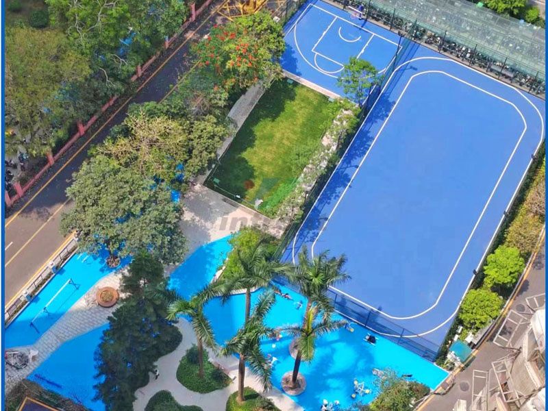 深圳市南山区深南花园-全塑自结纹运动公园