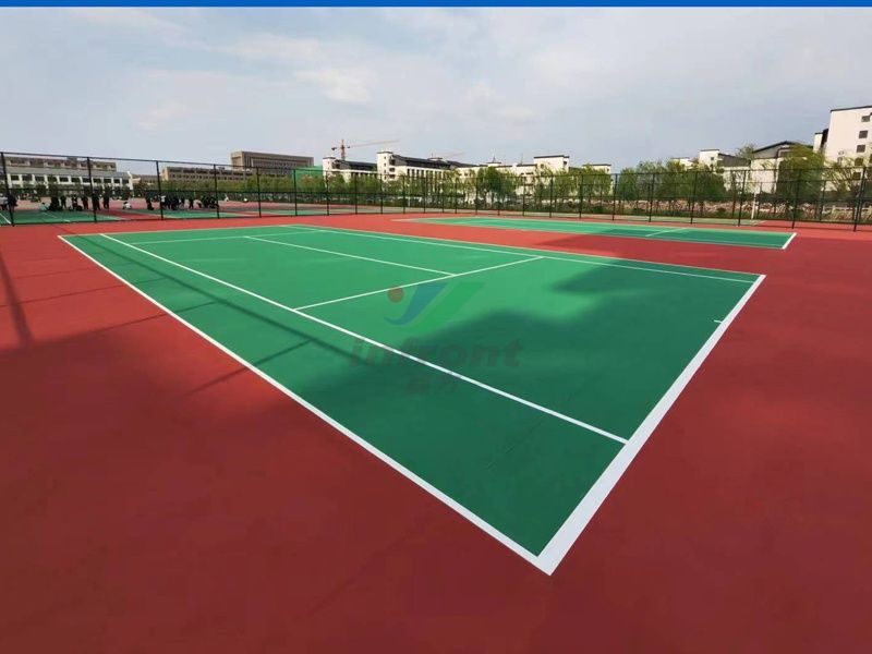 菏泽职业学院-丙烯酸网球场