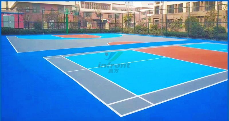 天津中建玖棠府-丙烯酸运动场